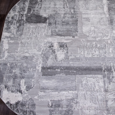 Ковер 03758A - GREY / GREY - Овал ARMINA