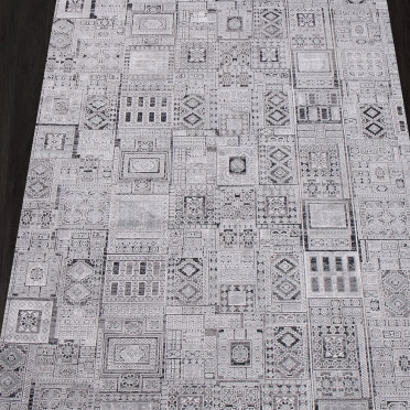 Ковер турецкий A407A - CREAM / C.ANTRACITE MAXELL