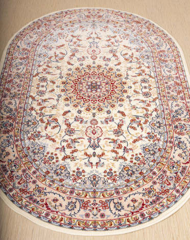 Ковер монгольский 6C1101-1 Hunnu (Вискоза - Шерсть, разноцветный)