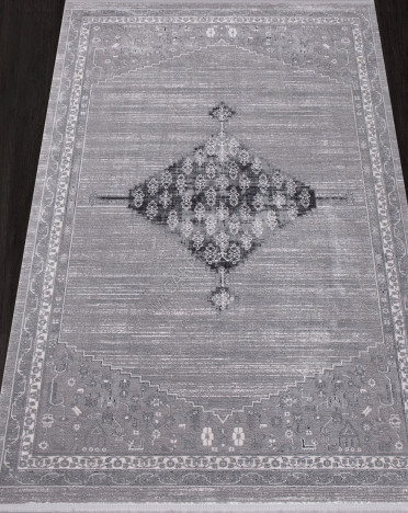 Ковер турецкий B458Q MAXELL (Вискоза, серый)