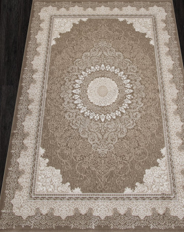 Ковер турецкий 04076A ARMINA (PP Heatset Высокоплотный, бежевый)