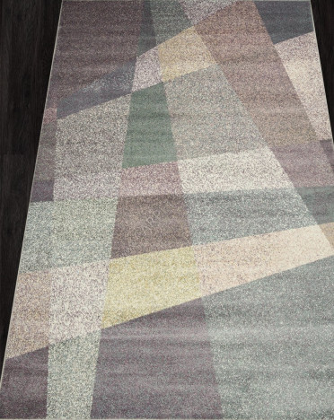 Ковер российский 5183 IZUMRUD (Фризе, фиолетовый, серый)