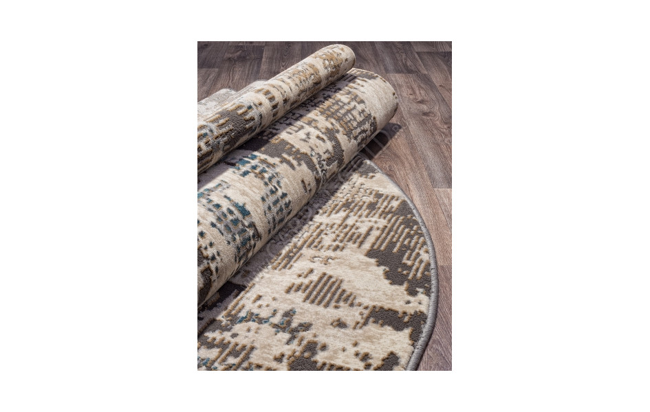 Ковер российский D737 CREAM овальный - коллекция SERENITY