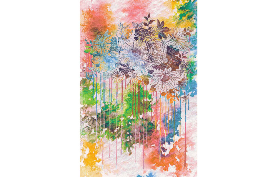 Монгольский ковер Hunnu 6A1883 175 прямоугольный