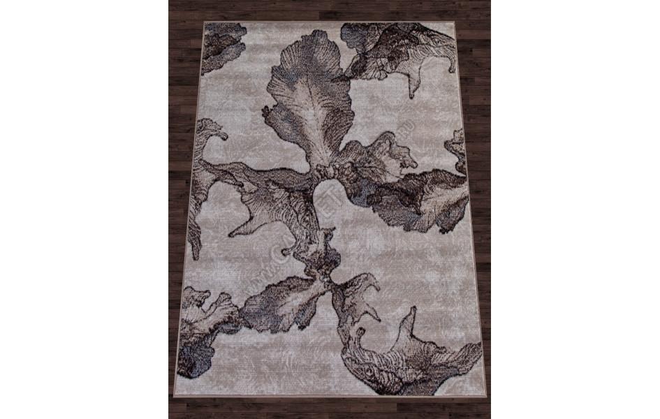 Ковер D711 - BEIGE-BROWN - Прямоугольник - коллекция SIERRA