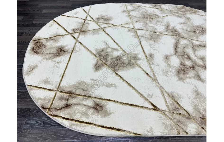 0163A_CREAM BROWN FAME овал