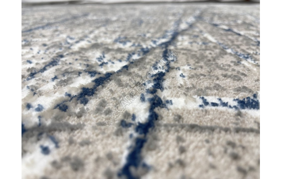 Турецкий ковер 40200A_COKME BEJ / MAVI овал