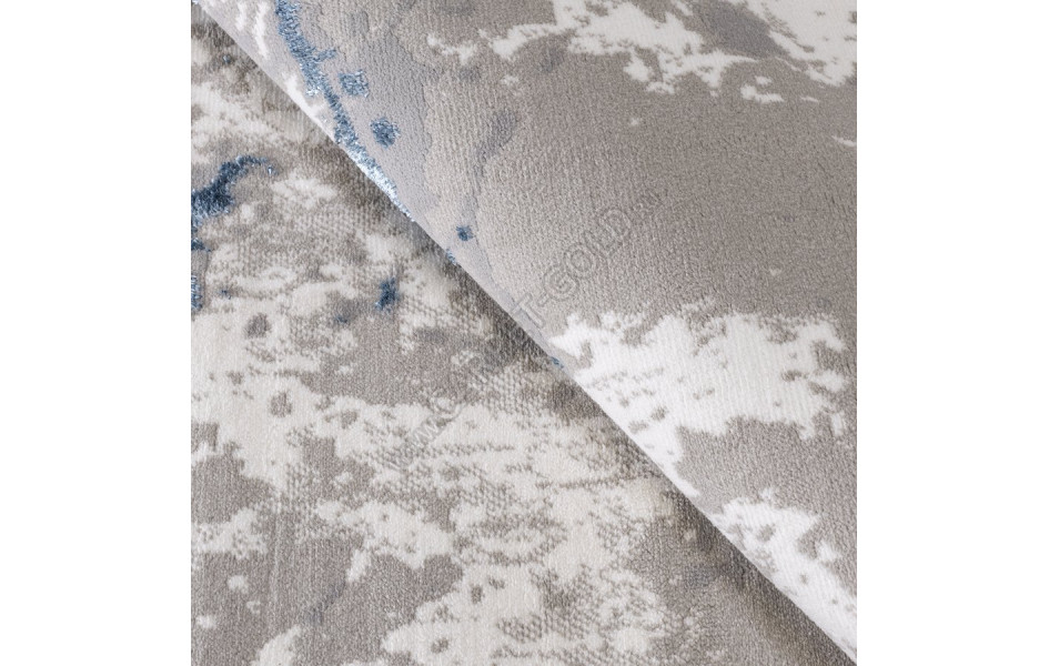 КОВРЫ ДИЗАЙН 10465A ЦВЕТ GRI / K.MAVI Nord