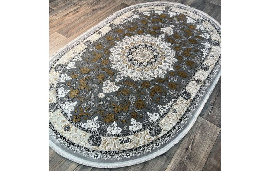 ISFAHAN 29026A BEIGE-GREY овал