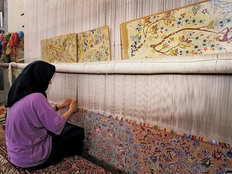 Как делают ковры